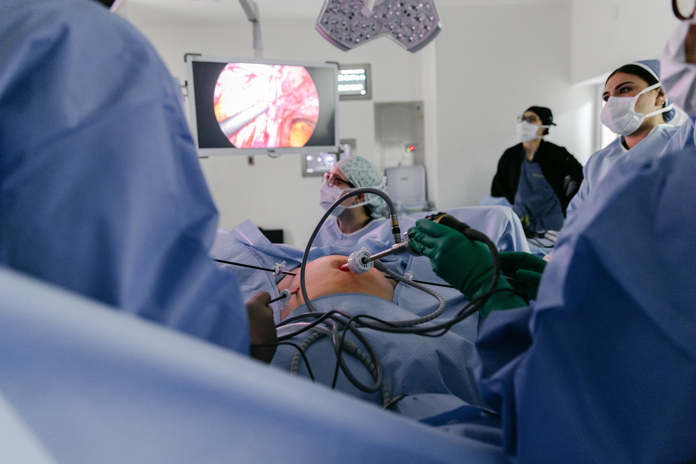 Surgical team at Hospital Ángeles Monterrey